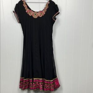 Elegant Womens Maxi Dress Embellishments Pin Tuck Pleating Stunning Flowy Rhythm